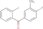 4'-Fluoro-2-iodo-3'-methylbenzophenone