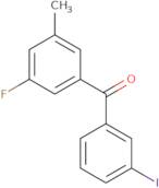 3'-Fluoro-3-iodo-5'-methylbenzophenone