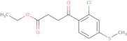 Ethyl 4-(2-chloro-4-(methylthio)phenyl)-4-oxobutanoate