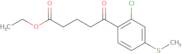 Ethyl 5-[2-chloro-4-(methylthio)phenyl]-5-oxovalerate