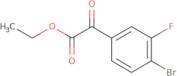 Ethyl 4-bromo-3-fluorobenzoylformate