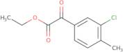 Ethyl 3-chloro-4-methylbenzoylformate