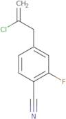 2-Chloro-3-(4-cyano-3-fluorophenyl)-1-propene