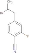 2-Bromo-3-(4-cyano-3-fluorophenyl)-1-propene