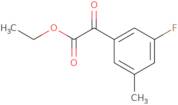 Ethyl 3-fluoro-5-methylbenzoylformate