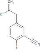 2-Chloro-3-(3-cyano-4-fluorophenyl)-1-propene