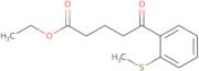 Ethyl 5-[2-(methylthio)phenyl]-5-oxovalerate