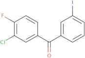 3-Chloro-4-fluoro-3'-iodobenzophenone