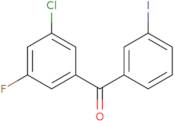 3-Chloro-5-fluoro-3'-iodobenzophenone