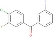 4-Chloro-3-fluoro-3'-iodobenzophenone