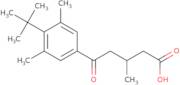 5-(4-tert-Butyl-3,5-dimethylphenyl)-3-methyl-5-oxovaleric acid