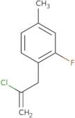 2-Chloro-3-(2-fluoro-4-methylphenyl)-1-propene