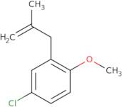 3-(5-Chloro-2-methoxyphenyl)-2-methyl-1-propene