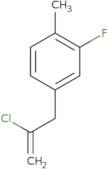 2-Chloro-3-(3-fluoro-4-methylphenyl)-1-propene