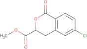 Methyl 6-chloro-1-oxo-3,4-dihydro-1H-2-benzopyran-3-carboxylate