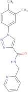 1-(3,4-Dimethylphenyl)-N-(pyridin-2-ylmethyl)-1H-1,2,3-triazole-4-carboxamide