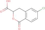 6-Chloro-1-oxo-3,4-dihydro-1H-2-benzopyran-3-carboxylic acid