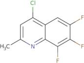 4-Chloro-6,7,8-trifluoro-2-methylquinoline