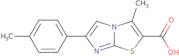 3-Methyl-6-(4-methylphenyl)imidazo[2,1-b][1,3]thiazole-2-carboxylic acid