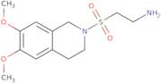 2-[(6,7-Dimethoxy-1,2,3,4-tetrahydroisoquinolin-2-yl)sulfonyl]ethan-1-amine