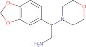 2-(2H-1,3-Benzodioxol-5-yl)-2-(morpholin-4-yl)ethan-1-amine