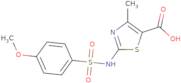 2-(4-Methoxybenzenesulfonamido)-4-methyl-1,3-thiazole-5-carboxylic acid