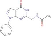 N-((4-Oxo-1-phenyl-4,7-dihydro-1H-pyrazolo[3,4-d]pyrimidin-6-yl)methyl)acetamide