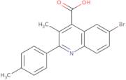 6-Bromo-3-methyl-2-p-tolylquinoline-4-carboxylic acid