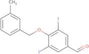 3,5-Diiodo-4-[(3-methylbenzyl)oxy]benzaldehyde