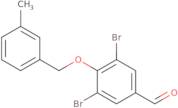 3,5-Dibromo-4-[(3-methylbenzyl)oxy]benzaldehyde