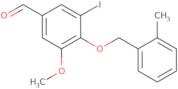 3-Iodo-5-methoxy-4-[(2-methylbenzyl)oxy]benzaldehyde