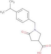 1-(4-Isopropylbenzyl)-5-oxopyrrolidine-3-carboxylic acid