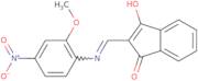 2-(((2-methoxy-4-nitrophenyl)amino)methylene)indane-1,3-dione