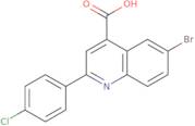 6-Bromo-2-(4-chloro-phenyl)-quinoline-4-carboxylic acid