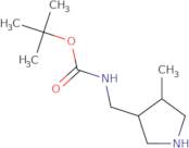 tert-Butyl N-[(4-methylpyrrolidin-3-yl)methyl]carbamate