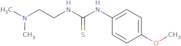 ((2-(dimethylamino)ethyl)amino)((4-methoxyphenyl)amino)methane-1-thione