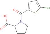 1-(5-Chlorothiophene-2-carbonyl)pyrrolidine-2-carboxylic acid