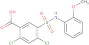 2,4-Dichloro-5-[(2-methoxyphenyl)sulfamoyl]benzoic acid