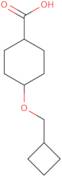 4-(Cyclobutylmethoxy)cyclohexane-1-carboxylic acid