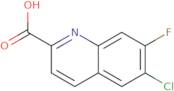 6-Chloro-7-fluoroquinoline-2-carboxylic acid