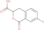 7-Fluoro-1-oxo-3,4-dihydro-1H-2-benzopyran-3-carboxylic acid