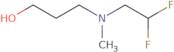 3-((2,2-Difluoroethyl)(methyl)amino)propan-1-ol