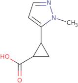 2-(1-Methyl-1H-pyrazol-5-yl)cyclopropane-1-carboxylic acid