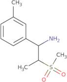 2-(Methylsulfonyl)-1-(M-tolyl)propan-1-amine
