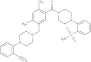 2-[4-[5-[[4-(2-Cyanophenyl)-1-piperazinyl]methyl]-2,4-dimethylbenzoyl]-1-piperazinyl]-benzenesulfo…