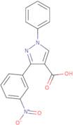 3-(3-Nitrophenyl)-1-phenyl-1H-pyrazole-4-carboxylic acid