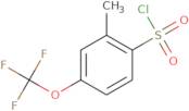 2-Methyl-4-(trifluoromethoxy)benzene-1-sulfonyl chloride