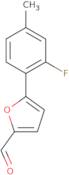 5-(2-Fluoro-4-methylphenyl)furan-2-carbaldehyde