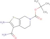 2-Amino-3-carbamoyl-4,7-dihydro-5h-thieno[2,3-c]pyridine-6-carboxylic acid tert-butyl ester