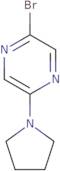 2-Bromo-5-(pyrrolidin-1-yl)pyrazine